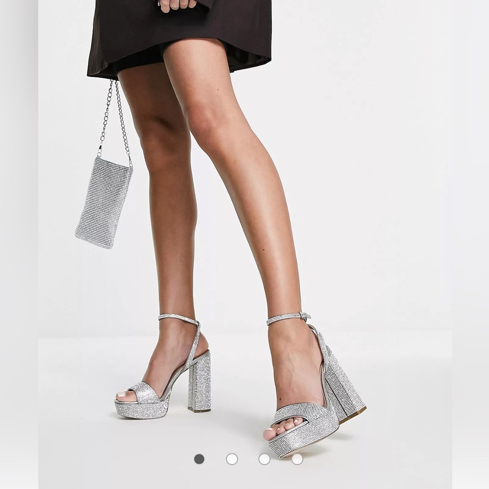 Steve Madden Lessa-R Rhinestone Heels